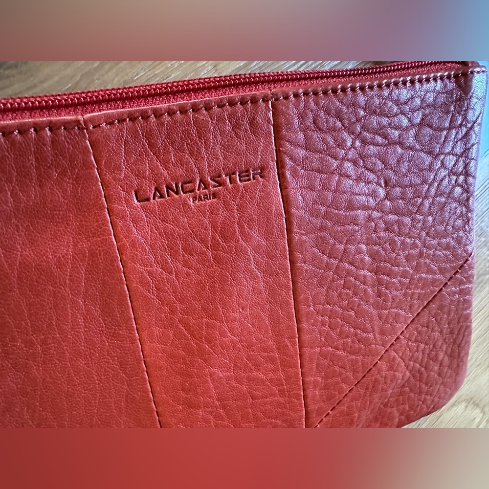 Red Leather Crossbody Bag - Picture 7 of 8